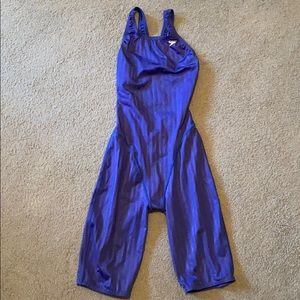 Speedo Knee Length Aquablade Performance Swimsuit